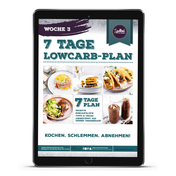 7 Tage Low-Carb-Plan - Woche 3 (e-Book)