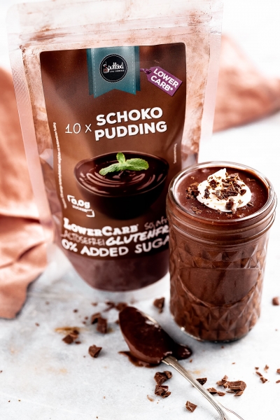 LowerCarb* Pudding Schoko von Soulfood LowCarberia 300g