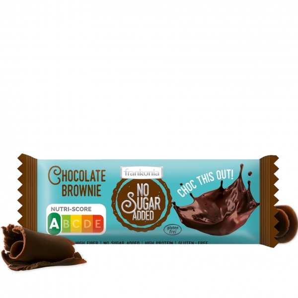 Chocolate Brownie Riegel - No Sugar Added Frankonia