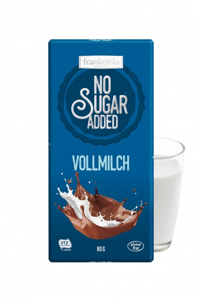 Vollmilch Schokolade - No Sugar Added Frankonia